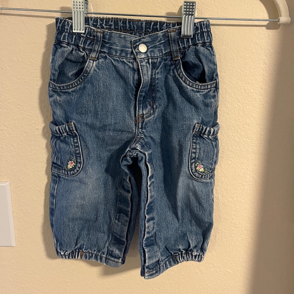 Carter’s Floral Embroidered Cargo Pants